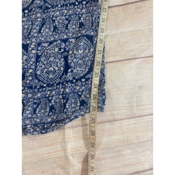 American Eagle Outfitters Women's Blue Floral Sleeveless JumpSuit - Medium - Picture 8 of 12